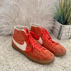 Nike Blazer Mid Suede Vintage - Orange Gum